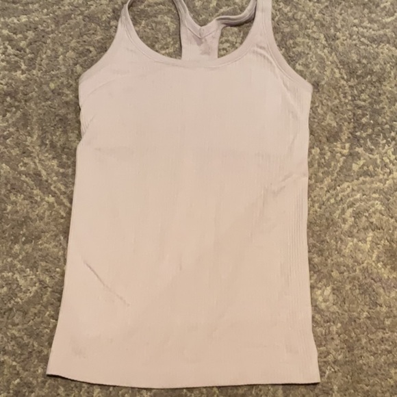 lululemon athletica Tops - Lululemon Athletica White Fitted Sleeveless Tank Top